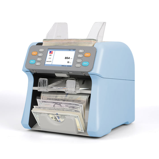 RIBAO MC-165 Mixed Bill Value Counter & Sorter with Dual User Mode